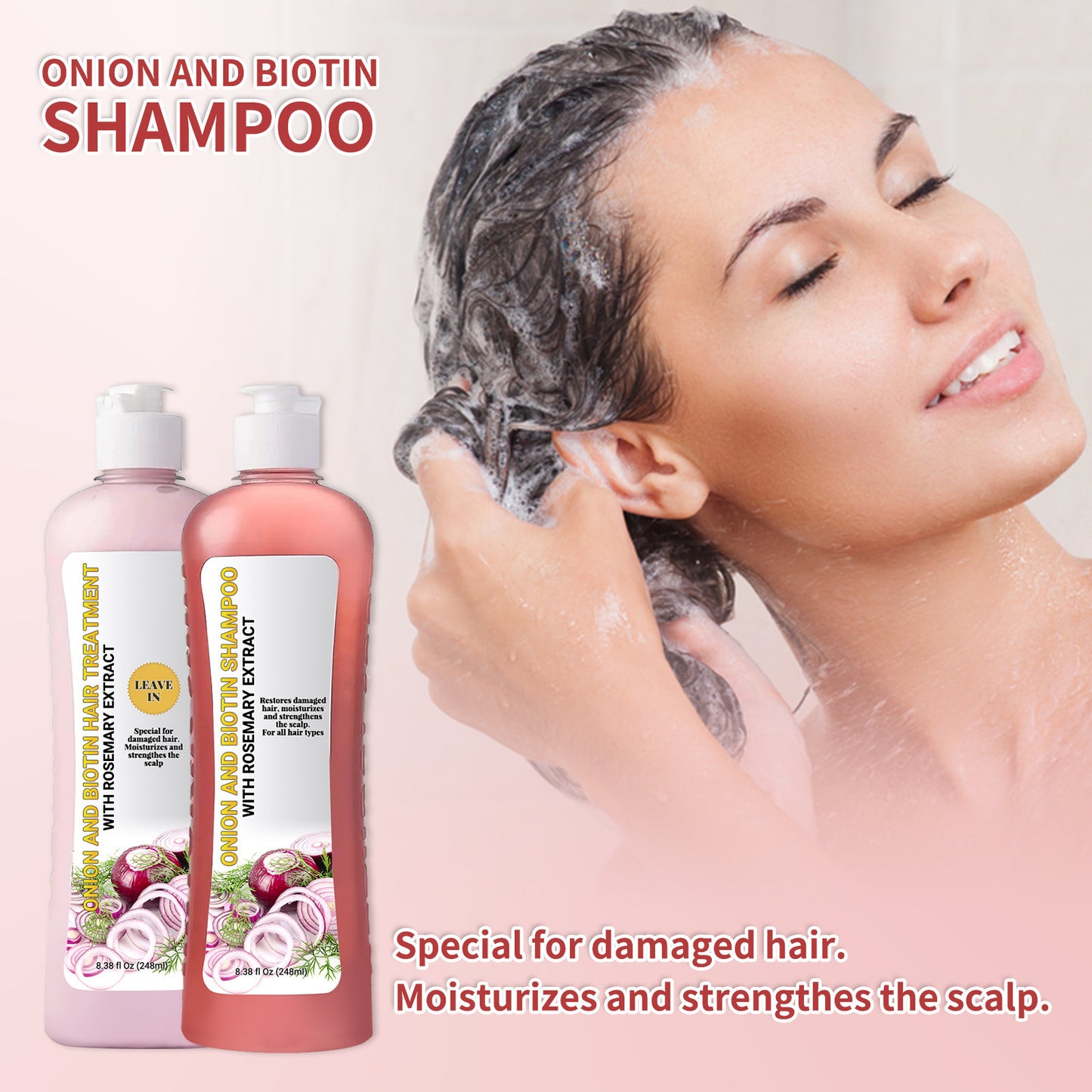 Onion biotin shampoo